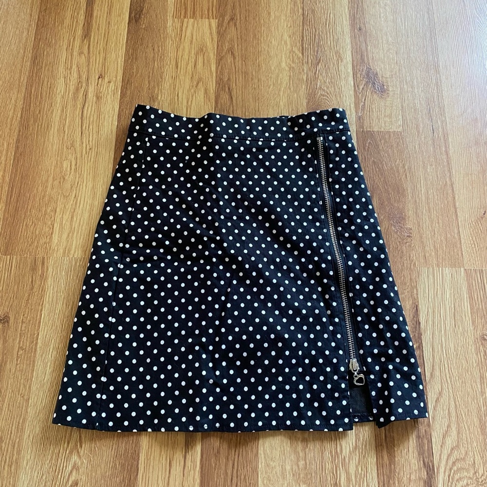 Polka Dot Mini Skirt